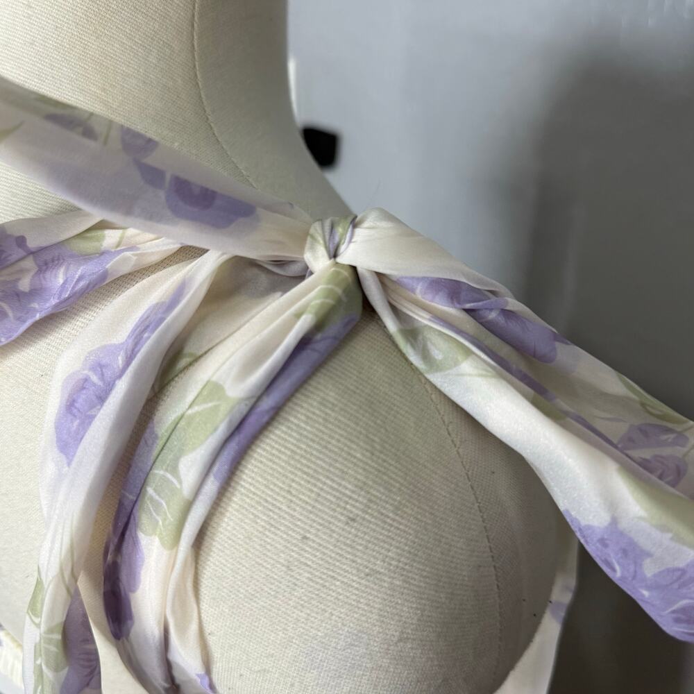 Petal And Pup Floret Midi Dress, Lavender, M - Picture 5 of 8